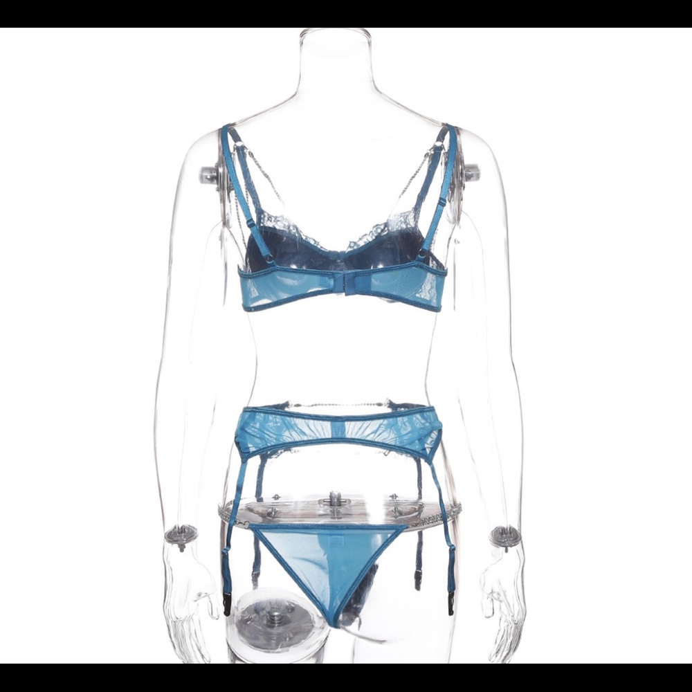 Women Thin Transparent Bra & Brief Set - Picture 8 of 8